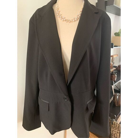 7th avenue New York and company black blazer size 16 - Picture 1 of 7
